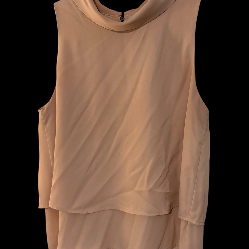 Women’s Monteau Sleeveless Cream Blouse | Size Medium